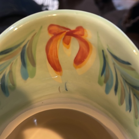 GORGEOUS SL@H Green PROVENCE Water Pitcher Gail Pittman Hand Painted Pottery - Picture 7 of 7